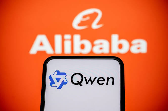Alibaba signage, representing the company behind the Qwen-Image-2.1 model