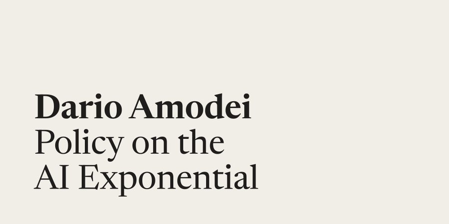 Dario Amodei against a dark background with a faint scales-of-balance motif suggesting the regulation versus power debate