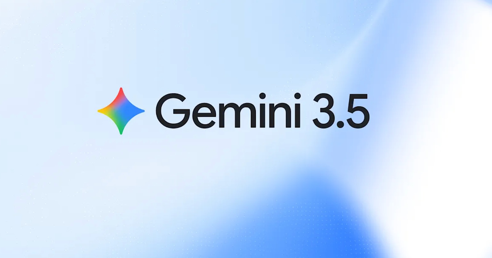 Google Gemini logo against a falling Alphabet stock chart