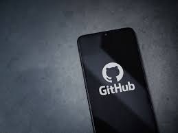GitHub logo on smartphone screen