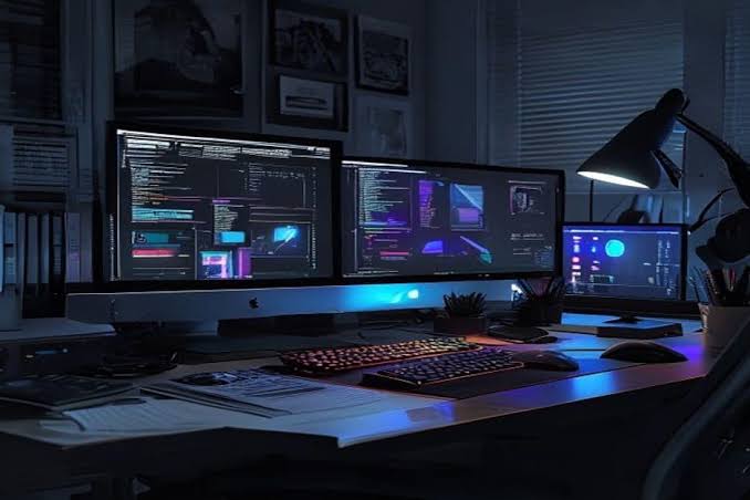 A smartphone and laptop glowing with an AI interface while disconnected from any network, representing AI running entirely on-device